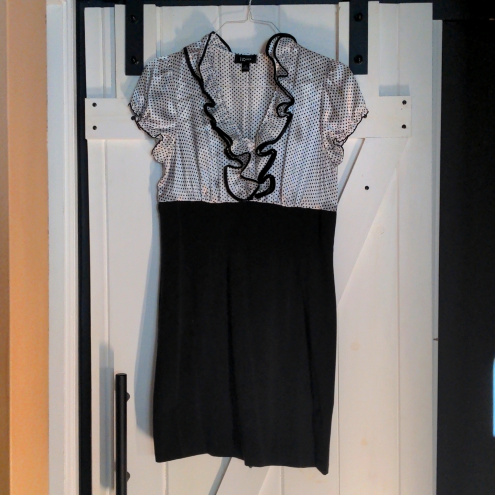 IZ Byer Polka Dot Dress (Size 13)